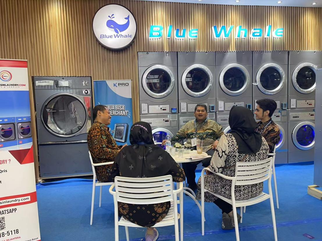 Blue Whale at the Indonesia Cleaning Equipment Exhibition